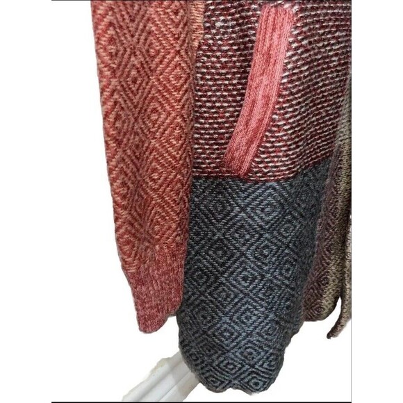 Anthropologie (XS)Sparrow Boho Hoodie Sweater Coat Toggle Lambswool Merino Blend - Picture 5 of 14